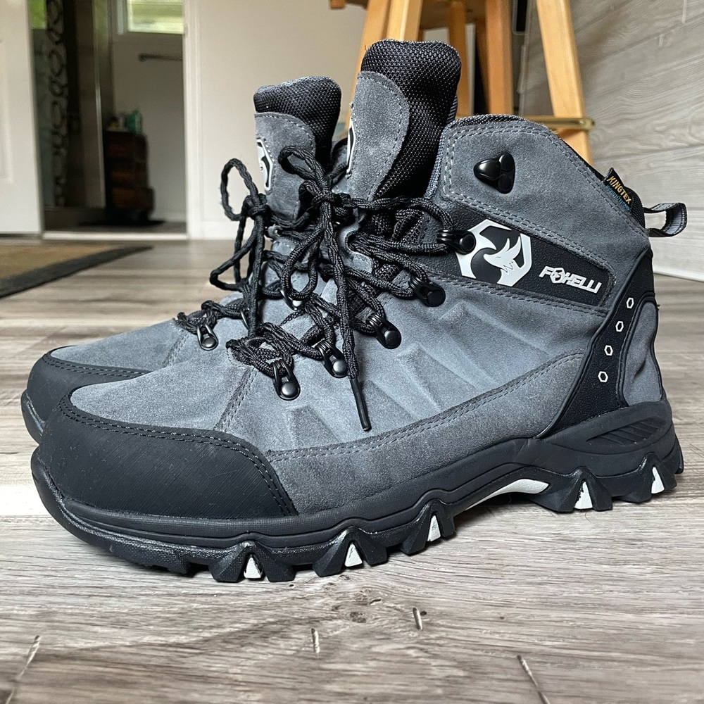 Men’s 11 Foxelli Gray Hiking Boots